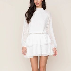 Yumi Kim Class Act Dress | Turtleneck white dress